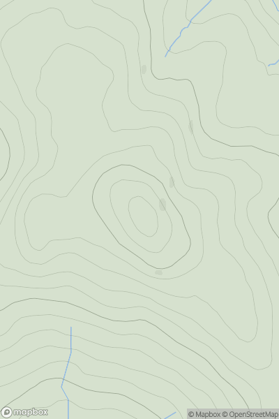 Thumbnail image for Mwdwl-eithin [Llandudno to Wrexham] [SH917540] showing contour plot for surrounding peak